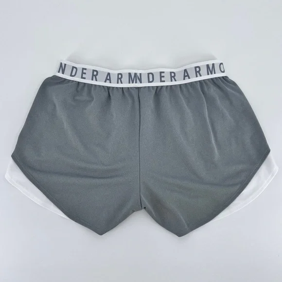 BUNDLE 4 Under Armour Women Play Up Loose Shorts Sz M Variety Pockets Logo Waist - Picture 9 of 16